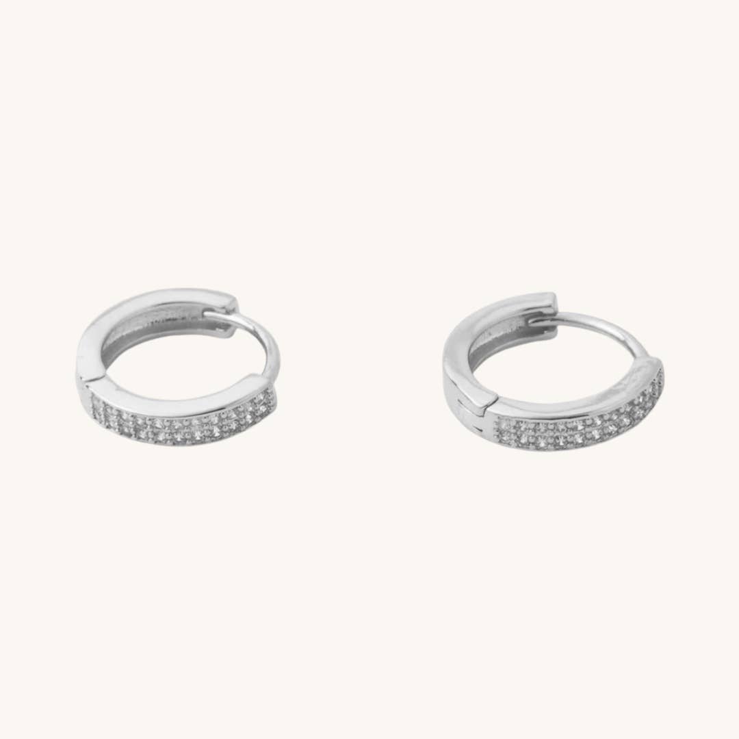 Silver Crystal Huggies-Waterproof