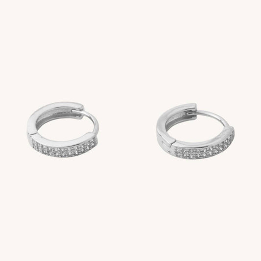 Silver Crystal Huggies-Waterproof