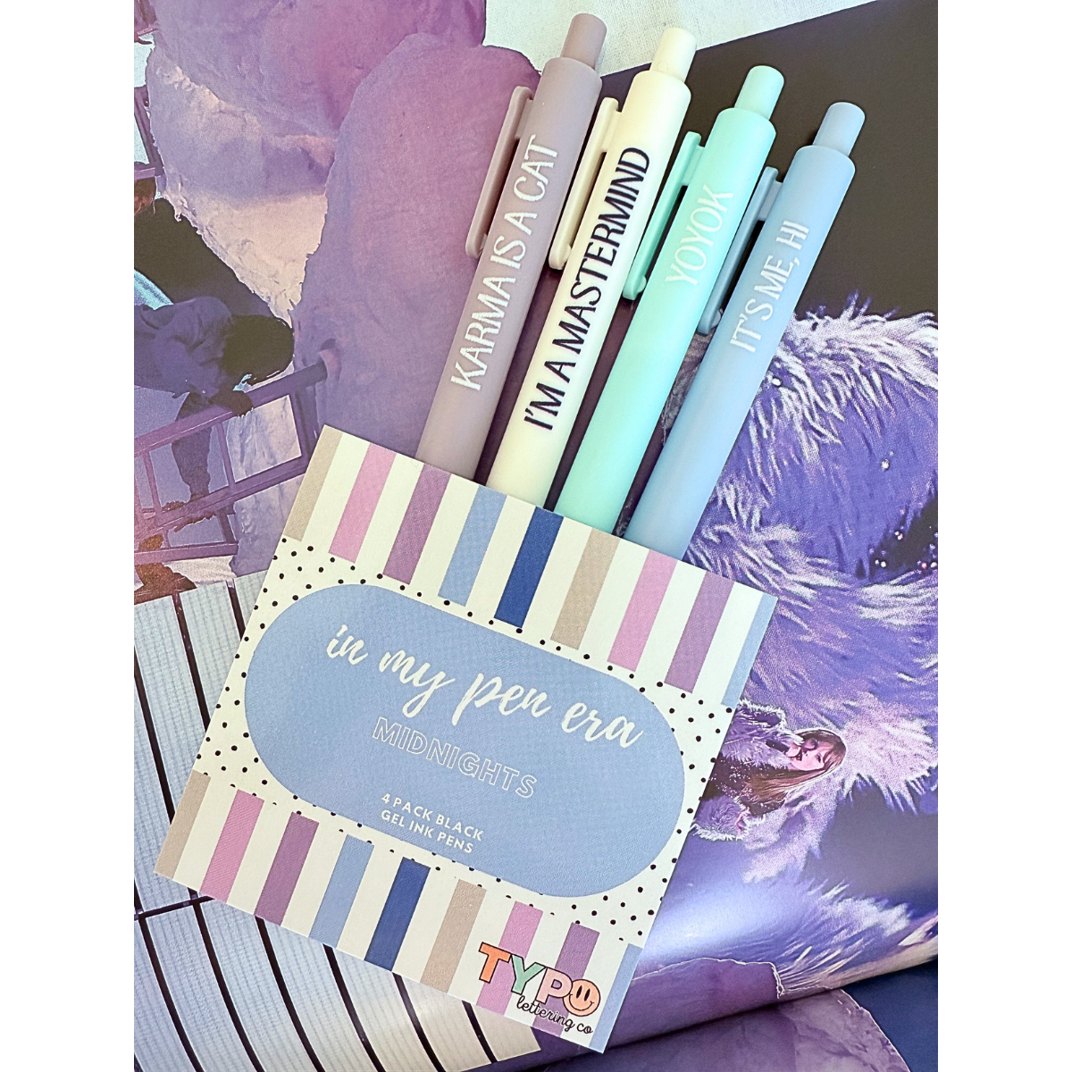 Tay  inspired pen set-midnights 