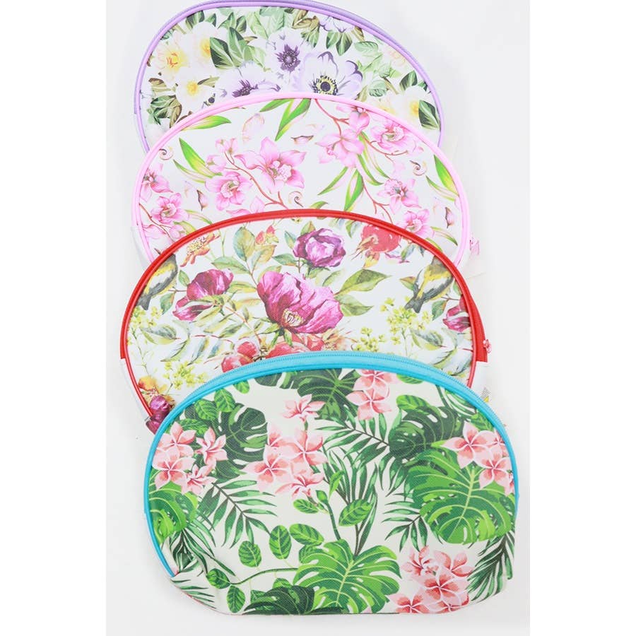 Flower Multi Use Pouch Bag: MIX COLOR / ONE