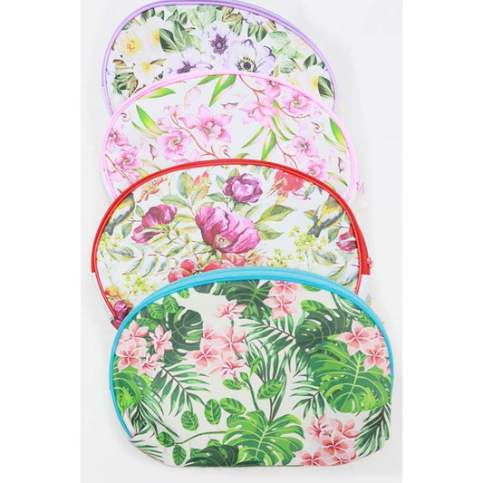 Flower Multi Use Pouch Bag: MIX COLOR / ONE