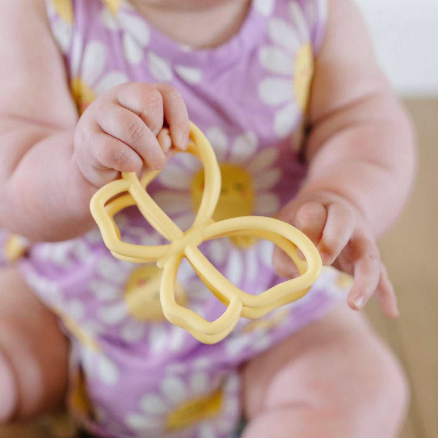 Butterfly Teether: Buttercream