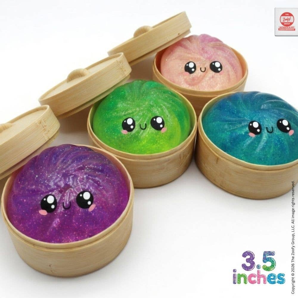 Mystery Glitter Dumplings Mini Squishies - 12pc PDQ (3.5")