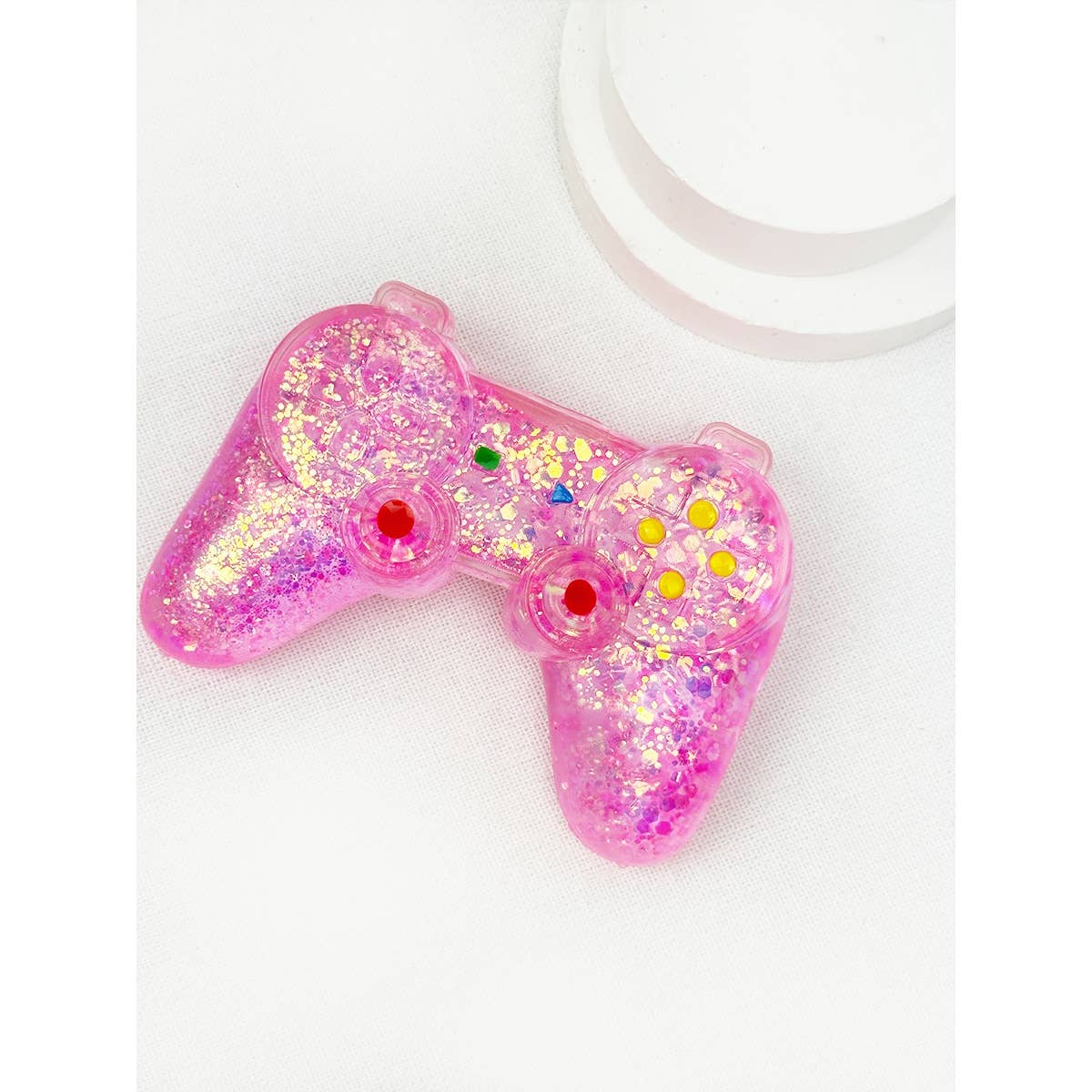 Glitter Game Controller Squishies Toy: MIX COLOR / ONE(12)