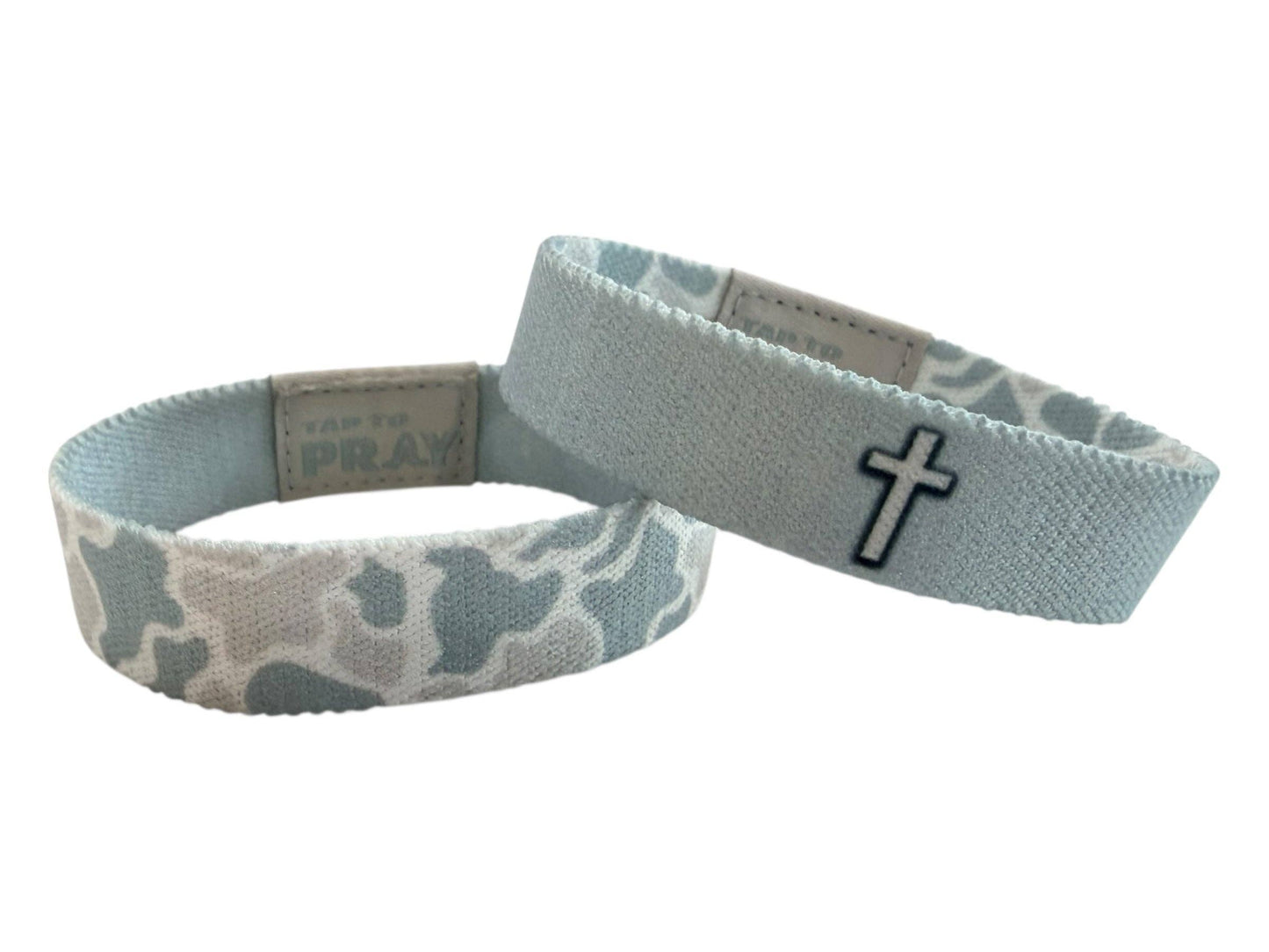 Tap To Pray® Wristband – River Rock Camo - Aspen: Small