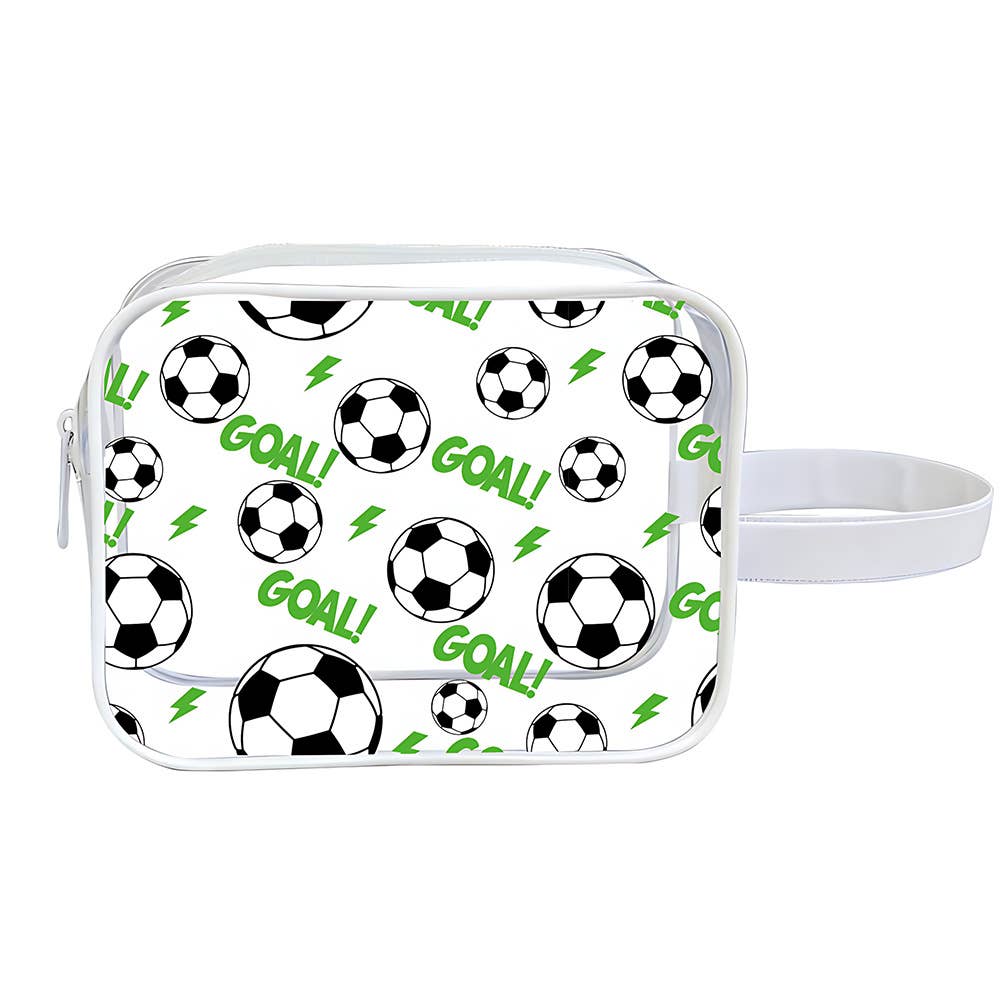Softball Pouch Ball PVC Game Day Clear Makeup Bag: HOMERUN / M