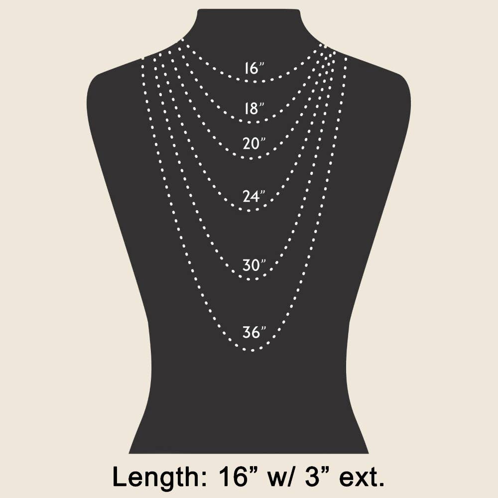Pave Cross And Fish Charms Chain Necklace: RHCRY
