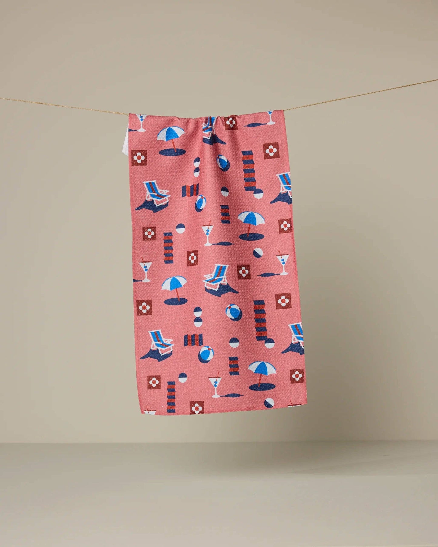 Geo Beach Day Bar Towel