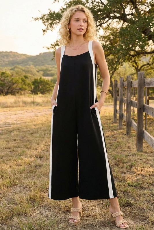 color block jumpsuit