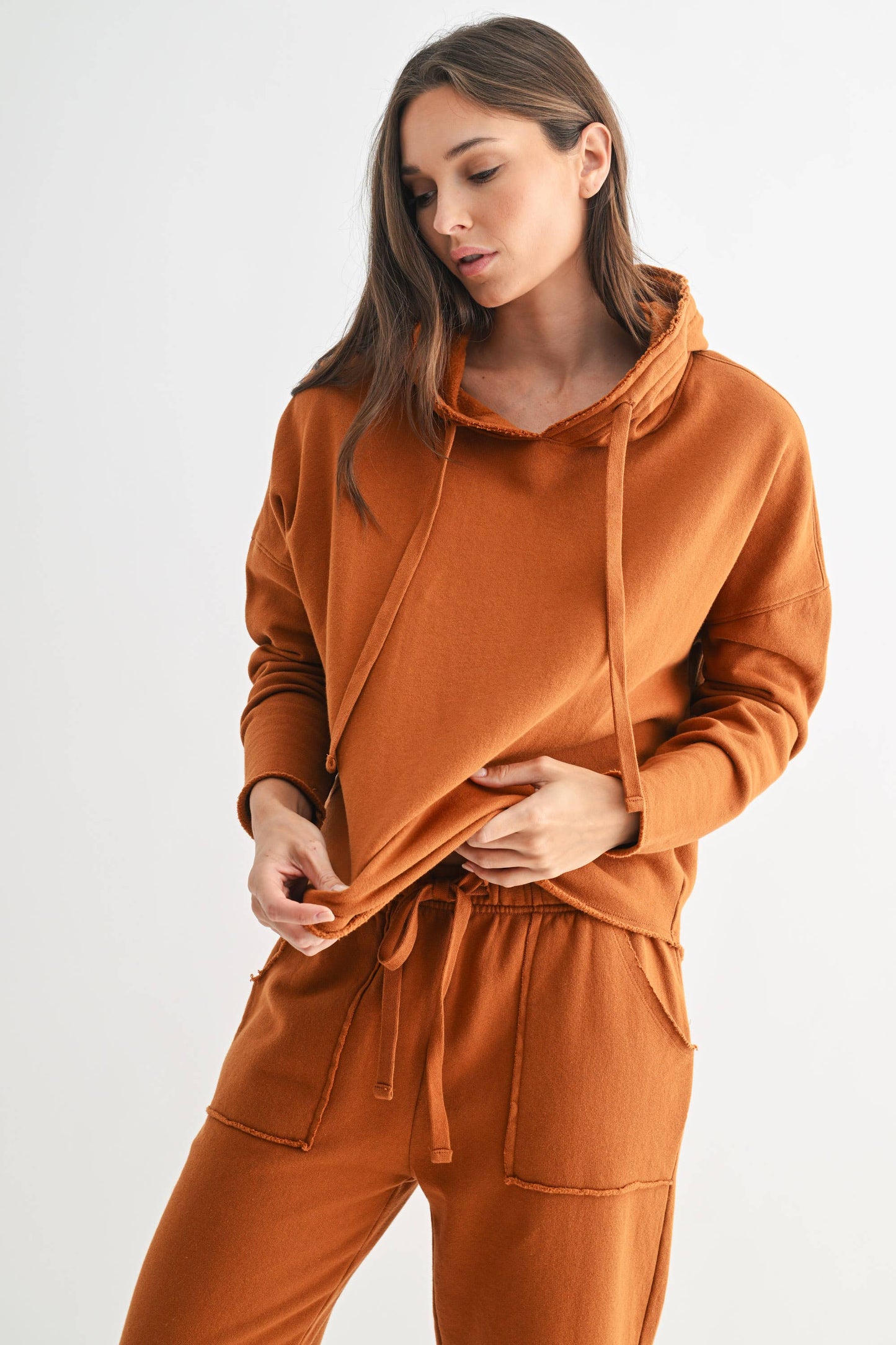 Malibu Everyday Hoodie: ROSE TAUPE / S:M:L (2:2:2)