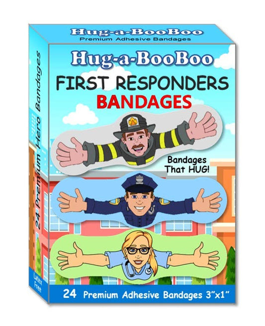 First Responder Hero Hugging Bandages 24ct Box