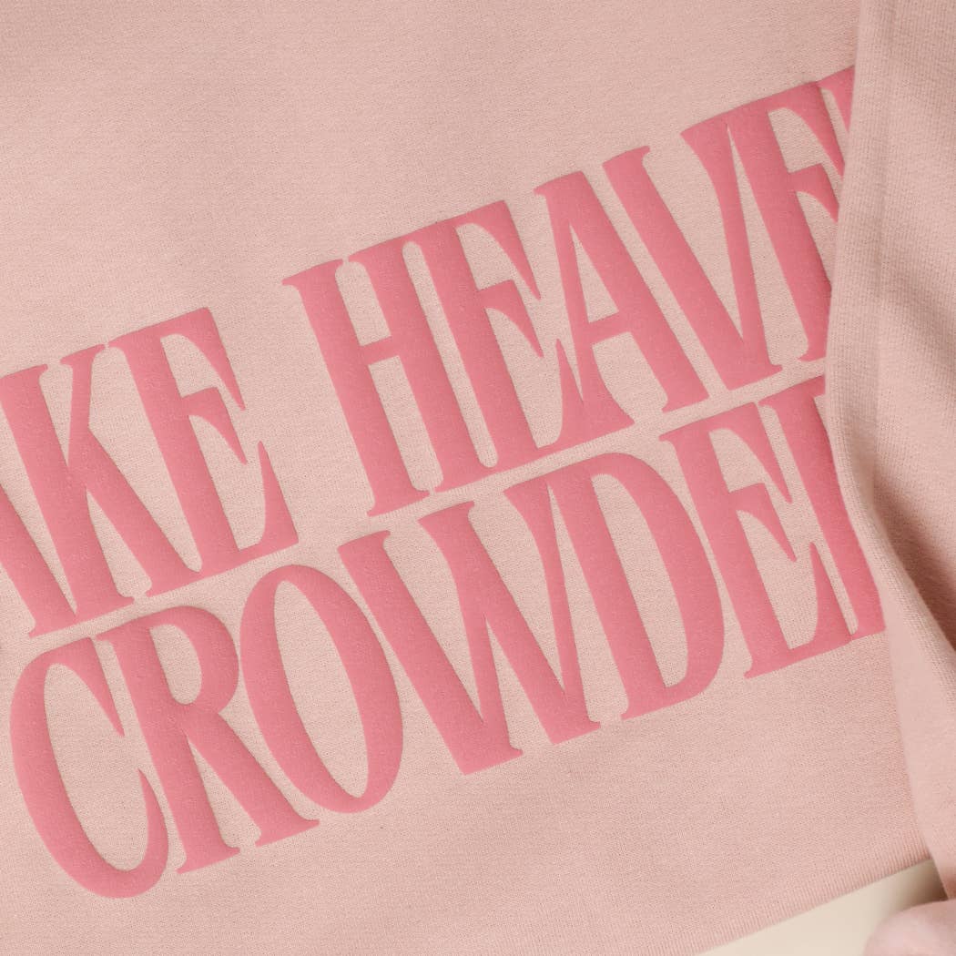 Make Heaven Crowded PUFF MIDWEIGHT Sweatshirt: BROWN SAVANA / M