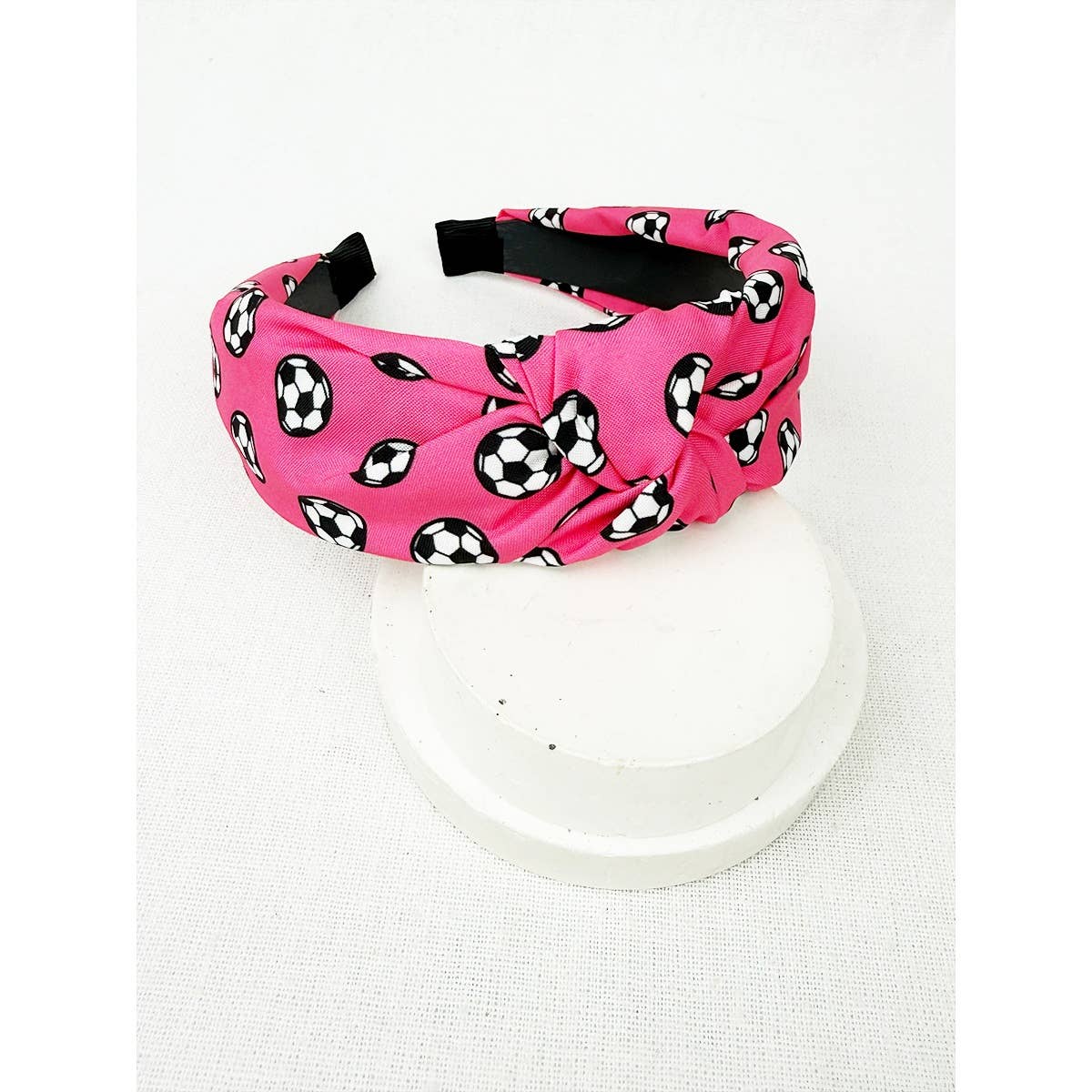 Sports Theme Knot Hairband: MIX COLOR / ONE(12)