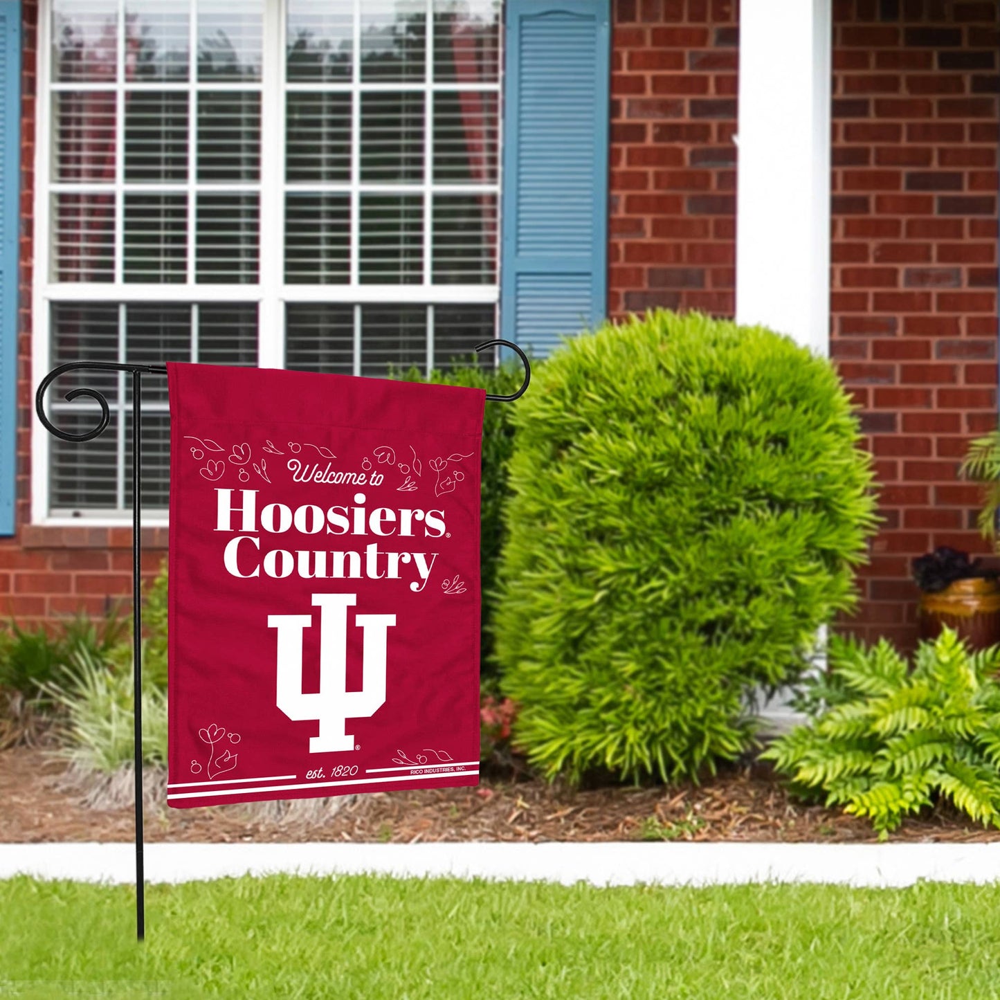 NCAA  Indiana Hoosiers  Double Sided Garden Flag