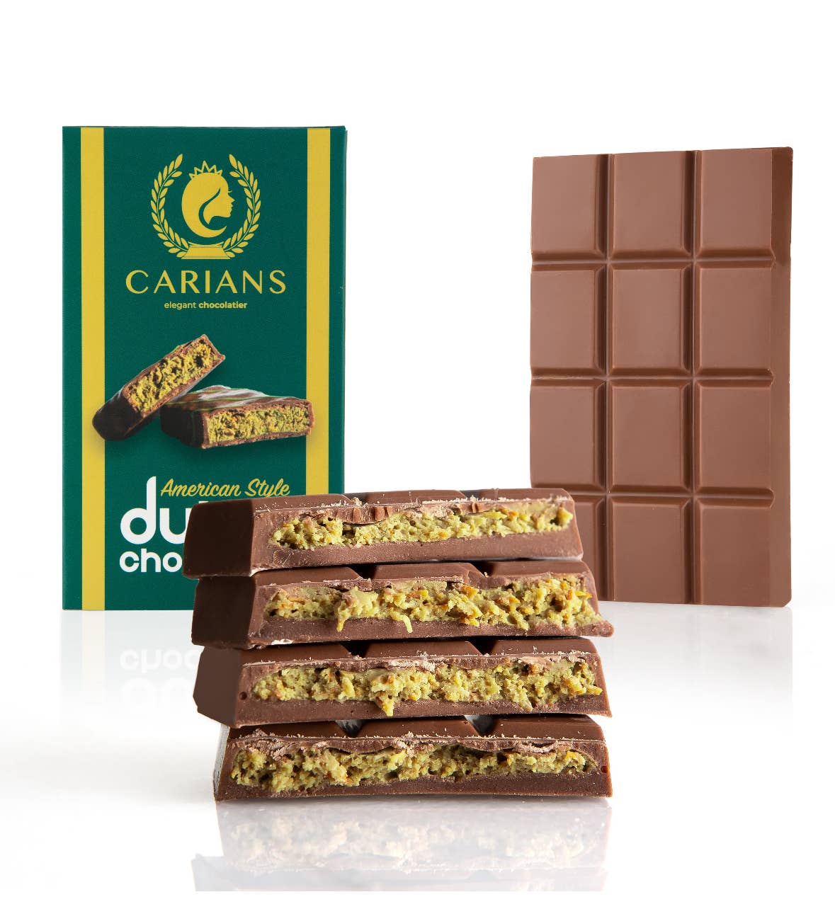 Dubai Chocolate Bar,  Pistachio, KATAIFI 3.13 oz
