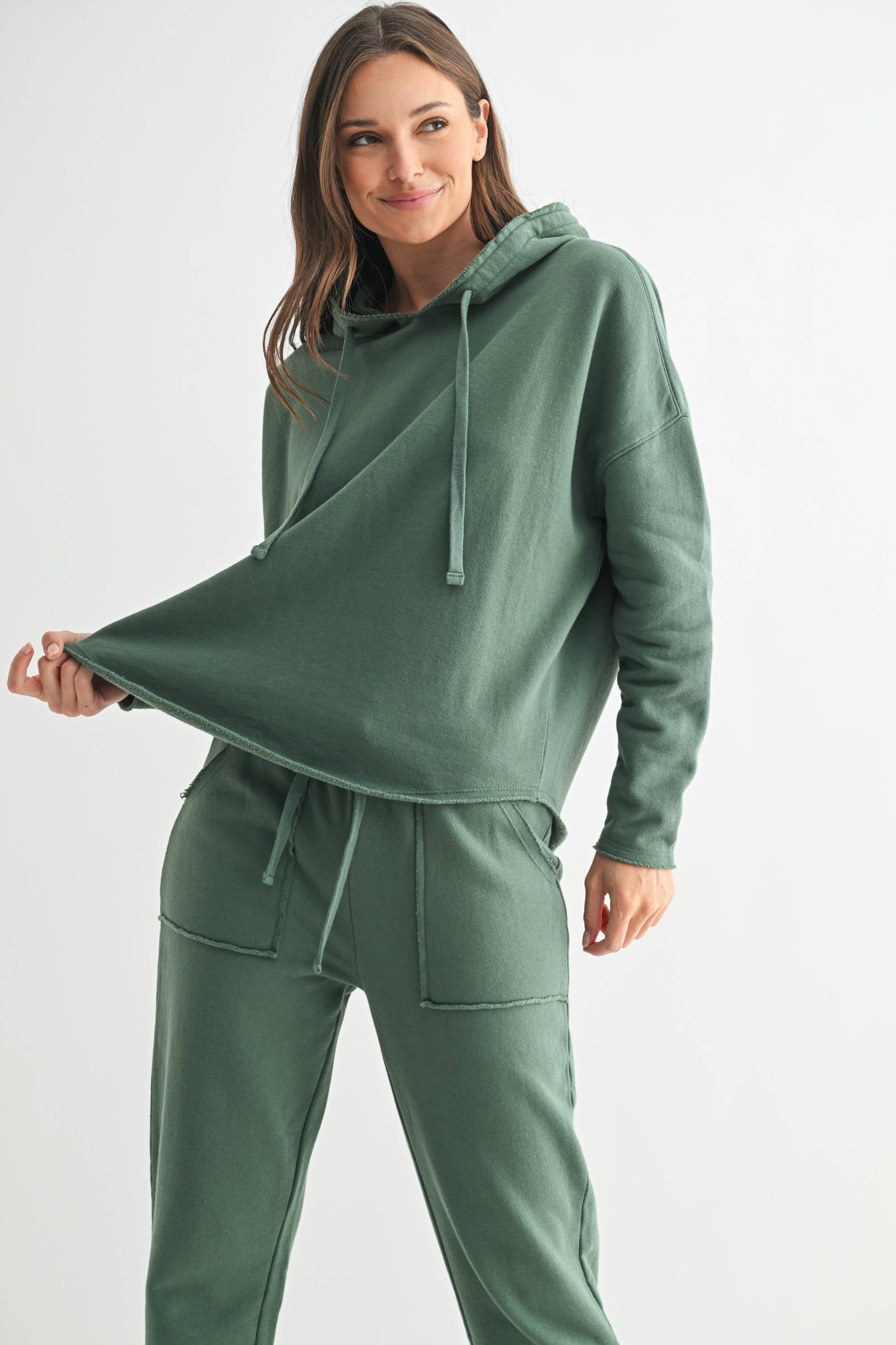 Malibu Everyday Hoodie: ROSE TAUPE / S:M:L (2:2:2)