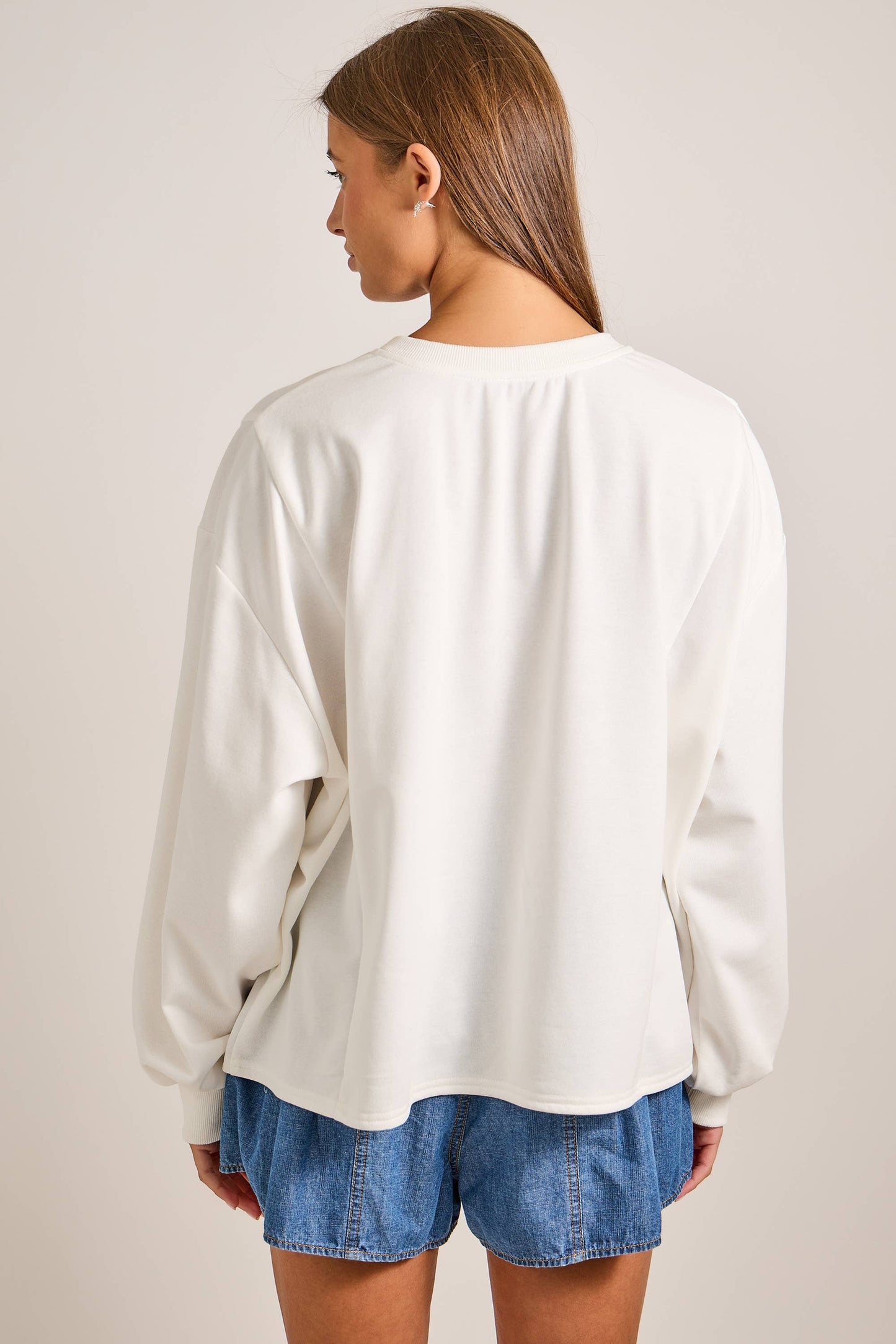 Red Heart Patchwork Sweatshirt – Valentine Pullover: RED / S