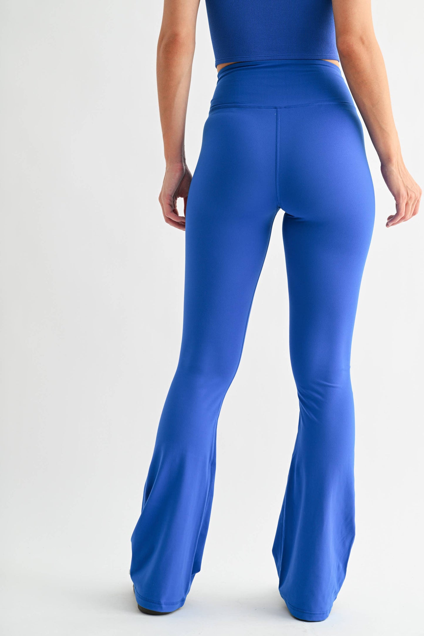 Venice Crossover Waist Yoga Pants: DARK PLUM / S:M:L (2:2:2)