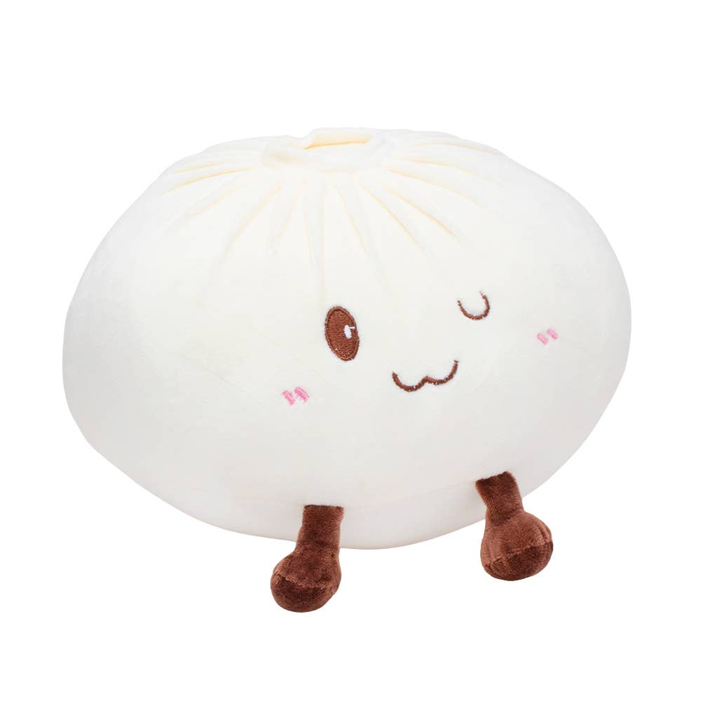 DUMPLING PLUSH TOY M SIZE, DMP 1004M: WHITE