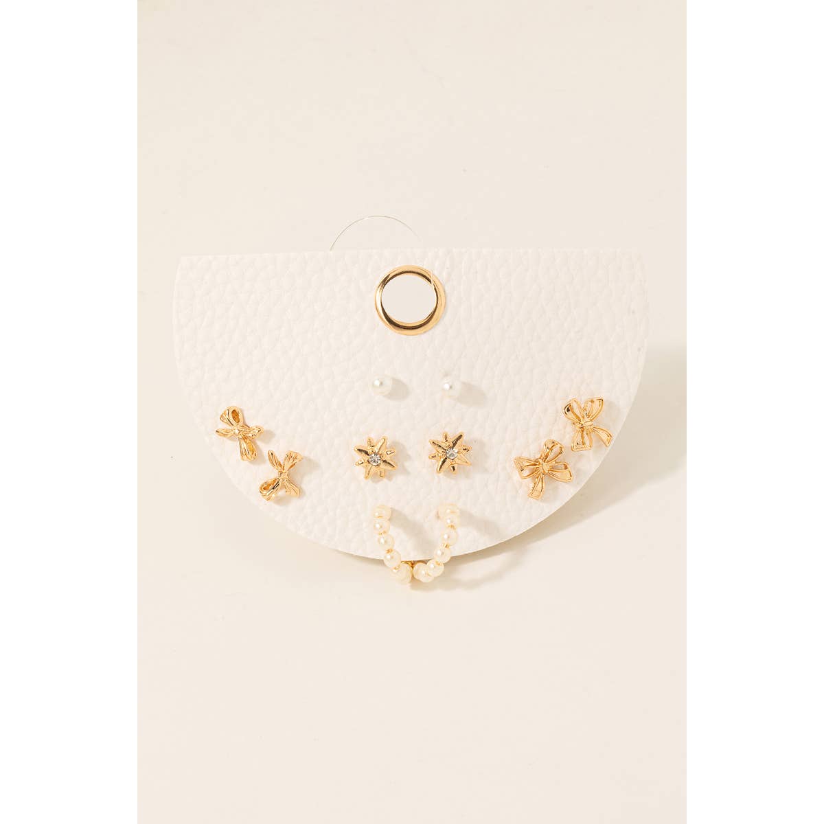 Mixed Stud And Hoop Earrings Set: GDCRM