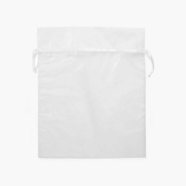 Organza Sheer Bags with Satin Drawsting Ribbon : Neon Pink / 10 Pack / 3x4"