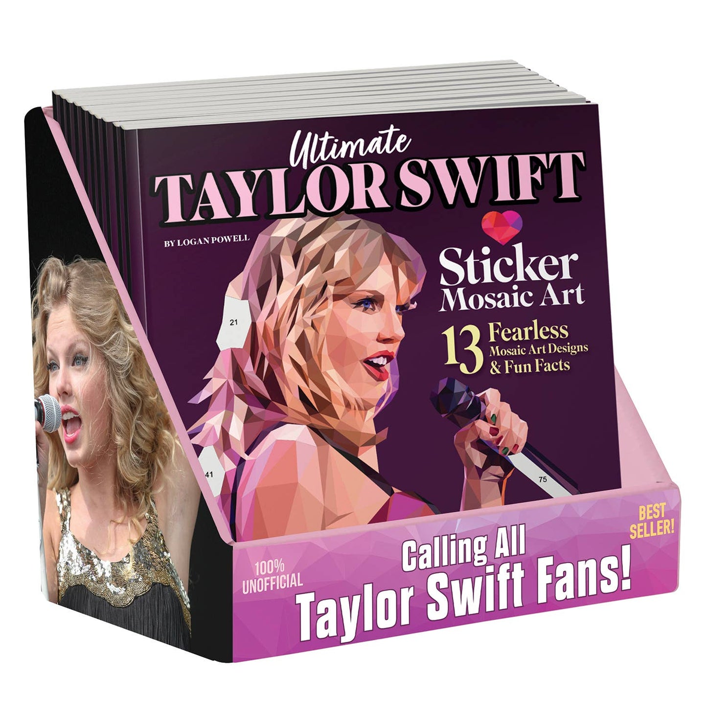 Ultimate Taylor Swift Sticker Mosaic Art -10 Copy Display