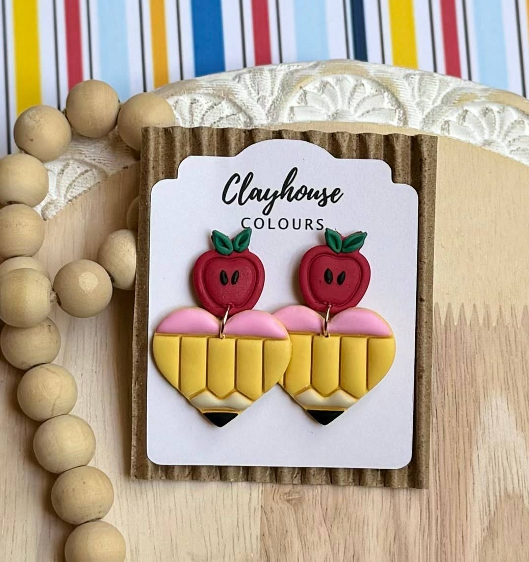School Earrings | Teacher Earrings: Style 1