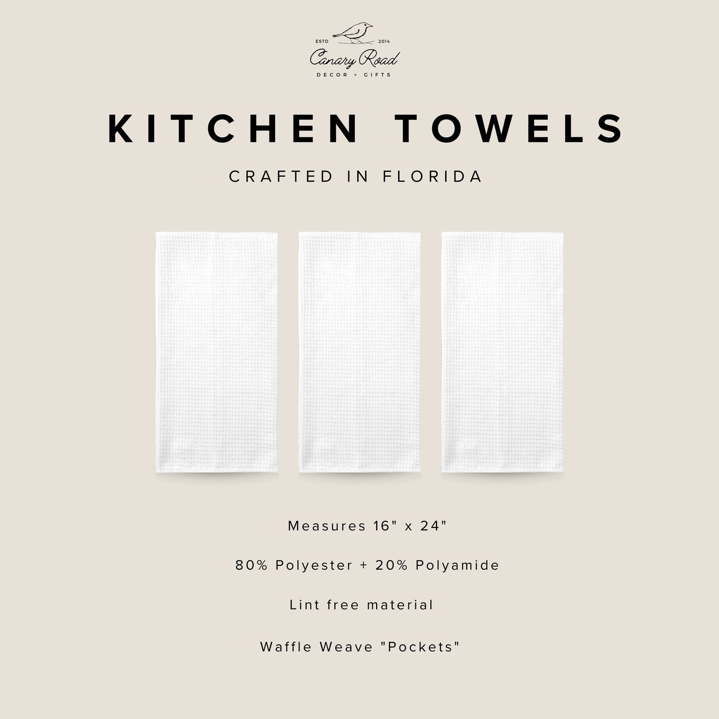 Best Grandma Ever Mother's Day Gift Kitchen Towel Waffle