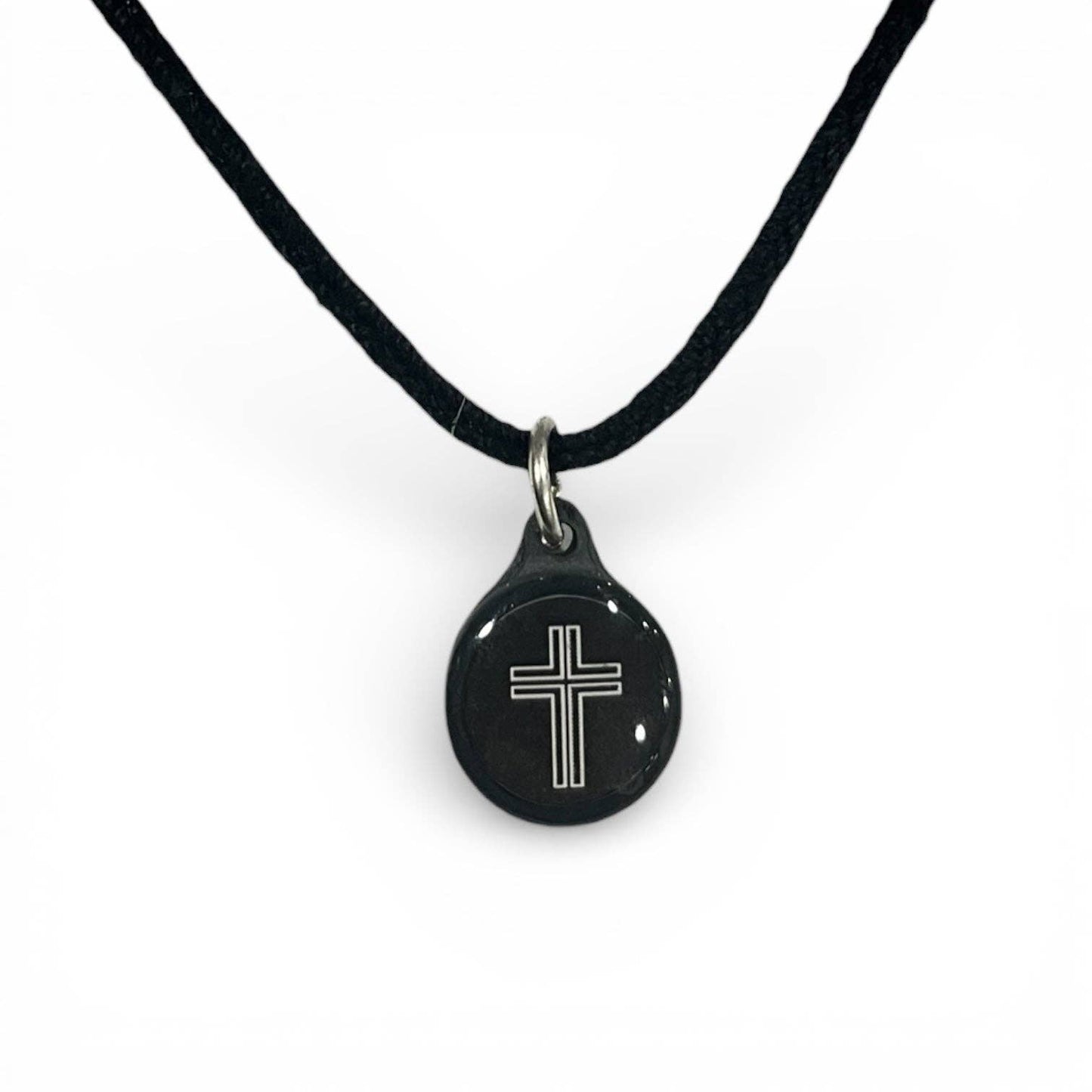Tap To Pray® Survivor Series Necklace: Silver + Cross