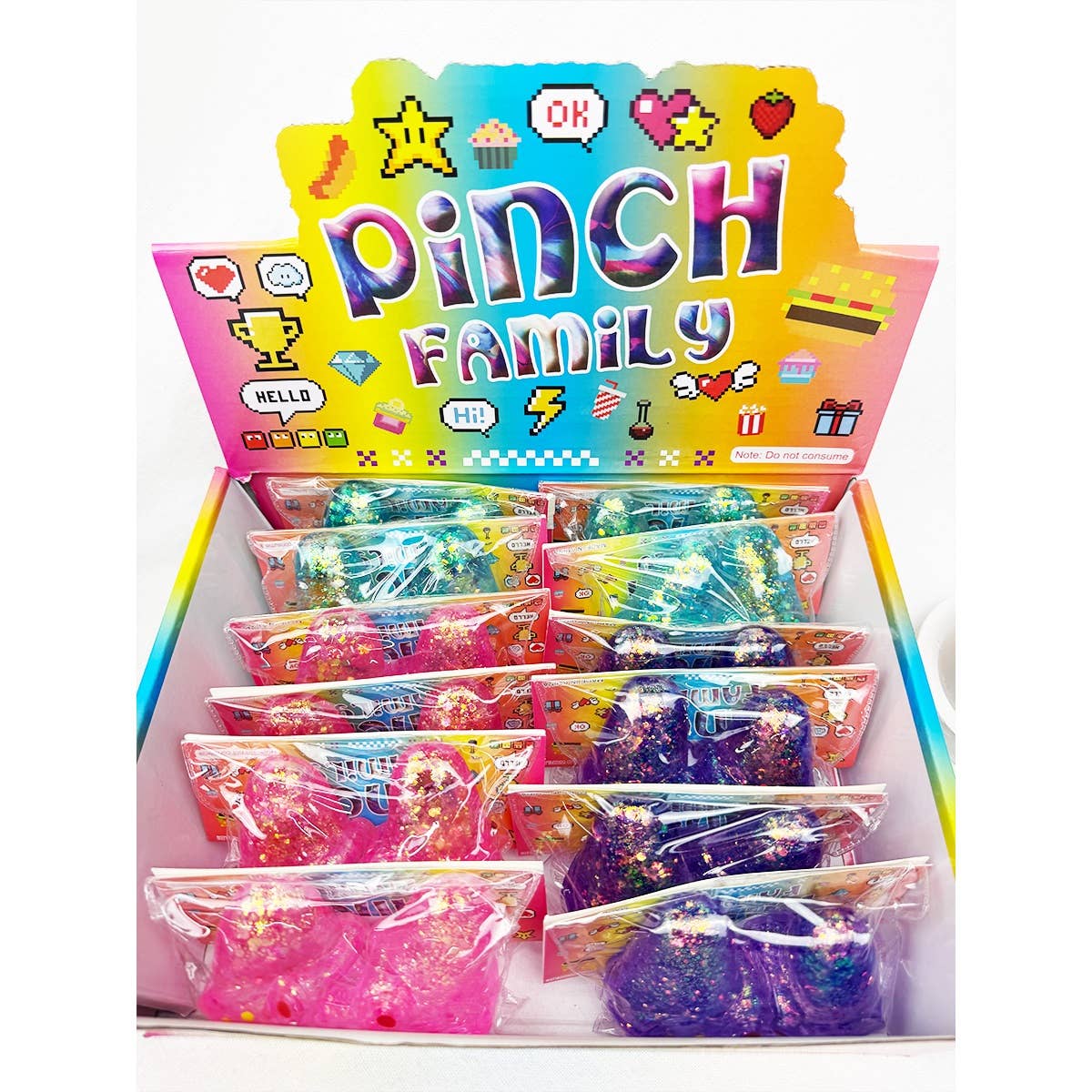 Glitter Game Controller Squishies Toy: MIX COLOR / ONE(12)