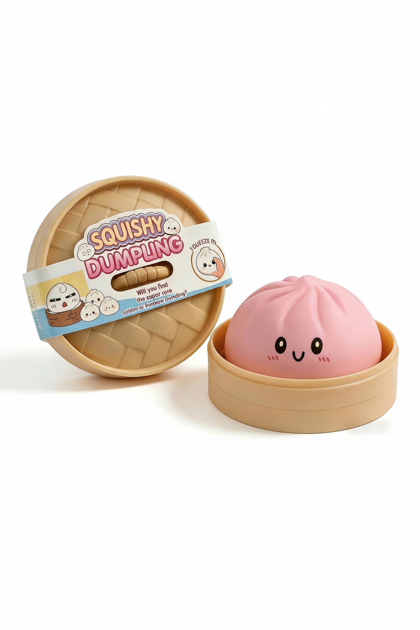 Cute Dumpling Squishy Stress Relief Squeeze Toy: Gold / ONE SIZE