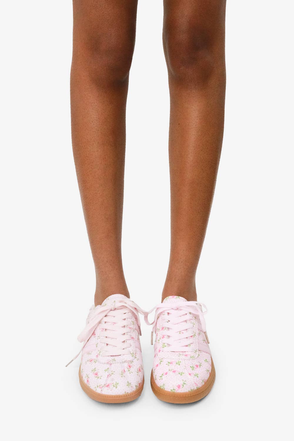 EXPRESSO - SUMMER '25 Floral Sneakers: Blue / 12FA