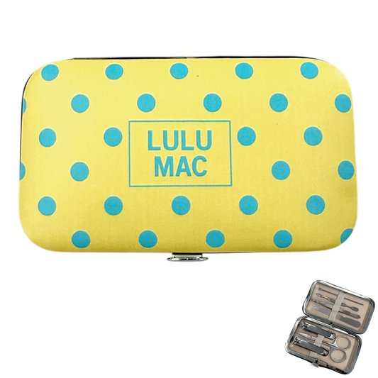 MCPD- Butter/Blue Dot Manicure Set