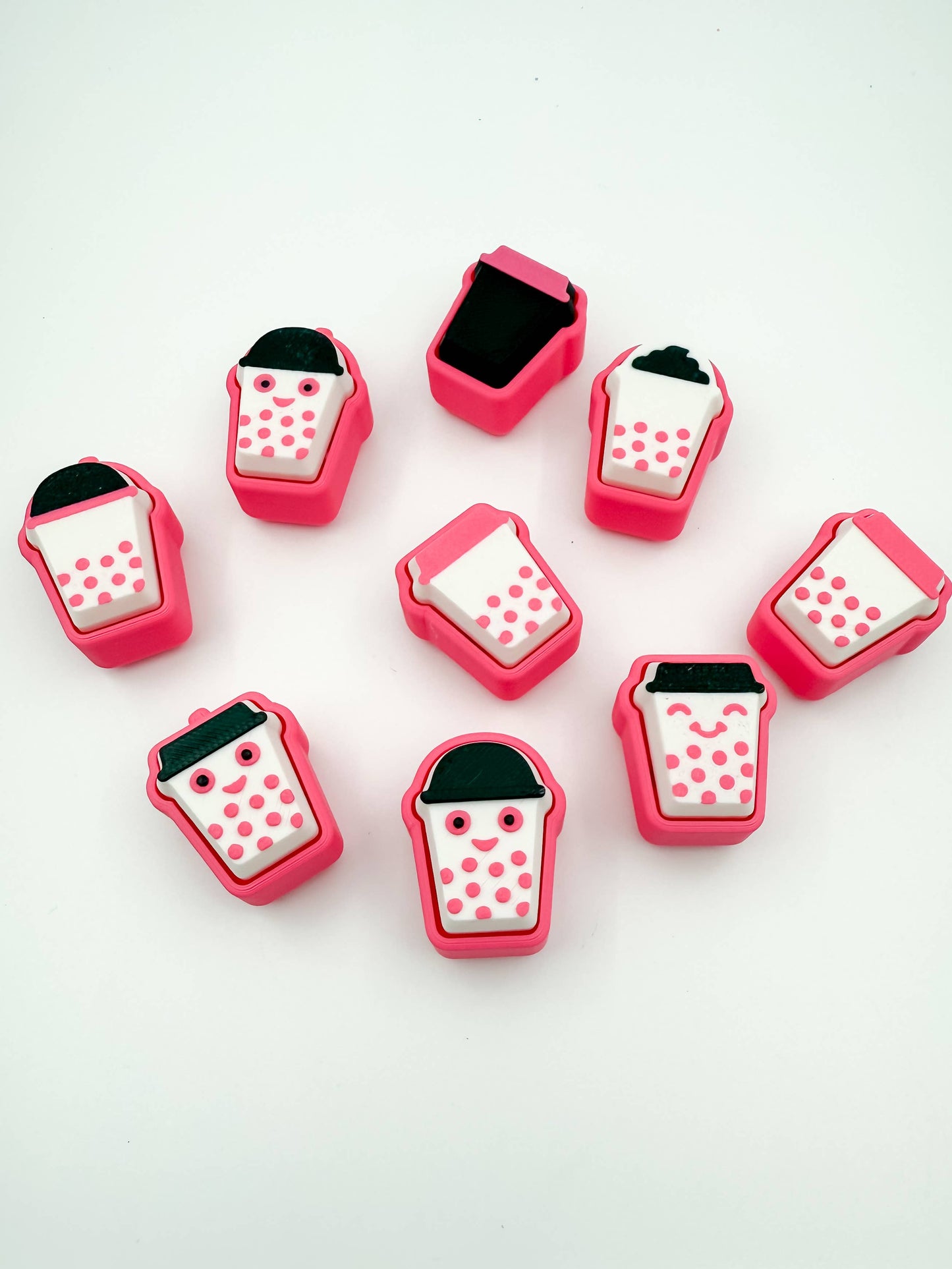 3D Printed Keyboard Clicker Fidgets – Boba Mystery Color: Loud