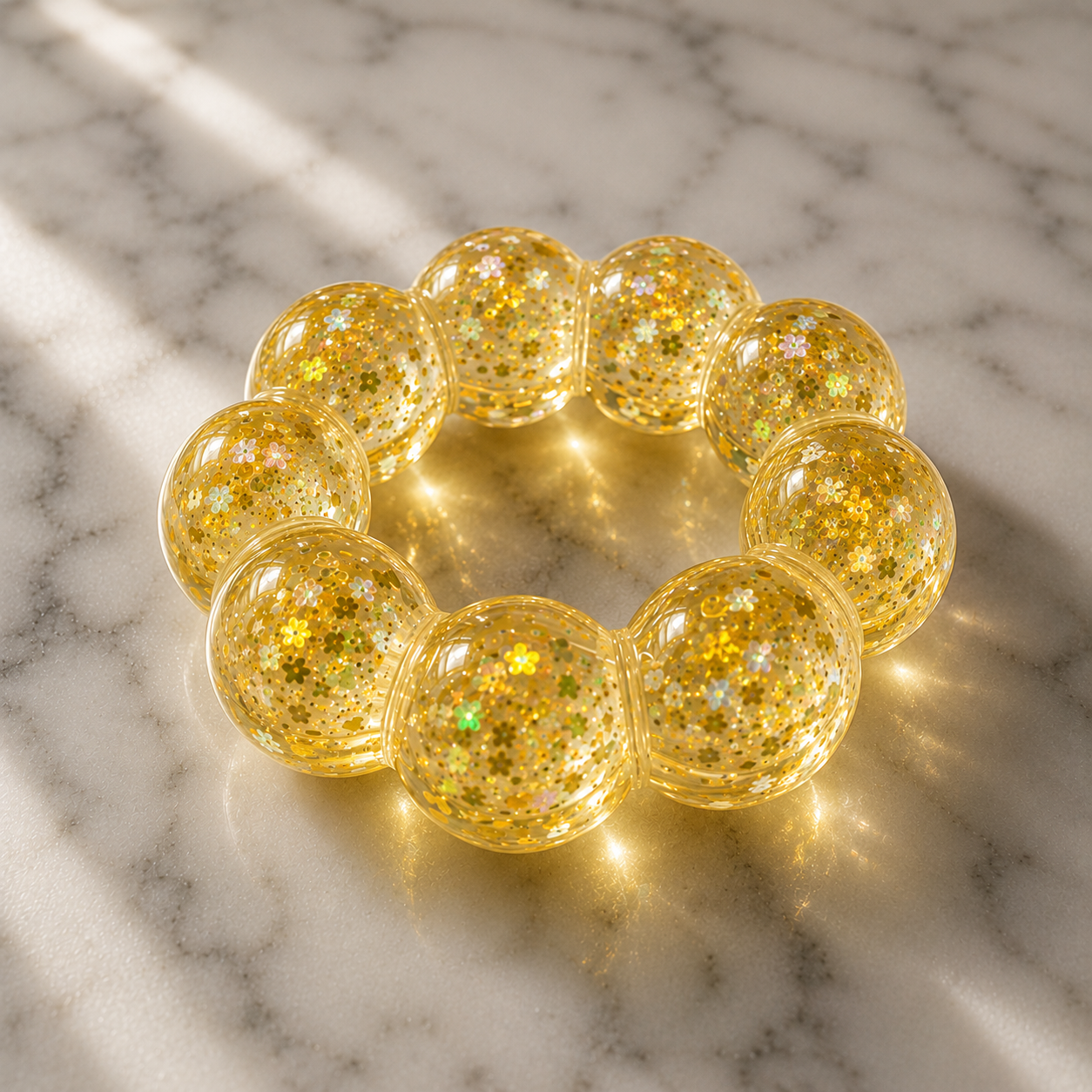 Feelzies™ Original Squishy Bracelet: 24 Karat