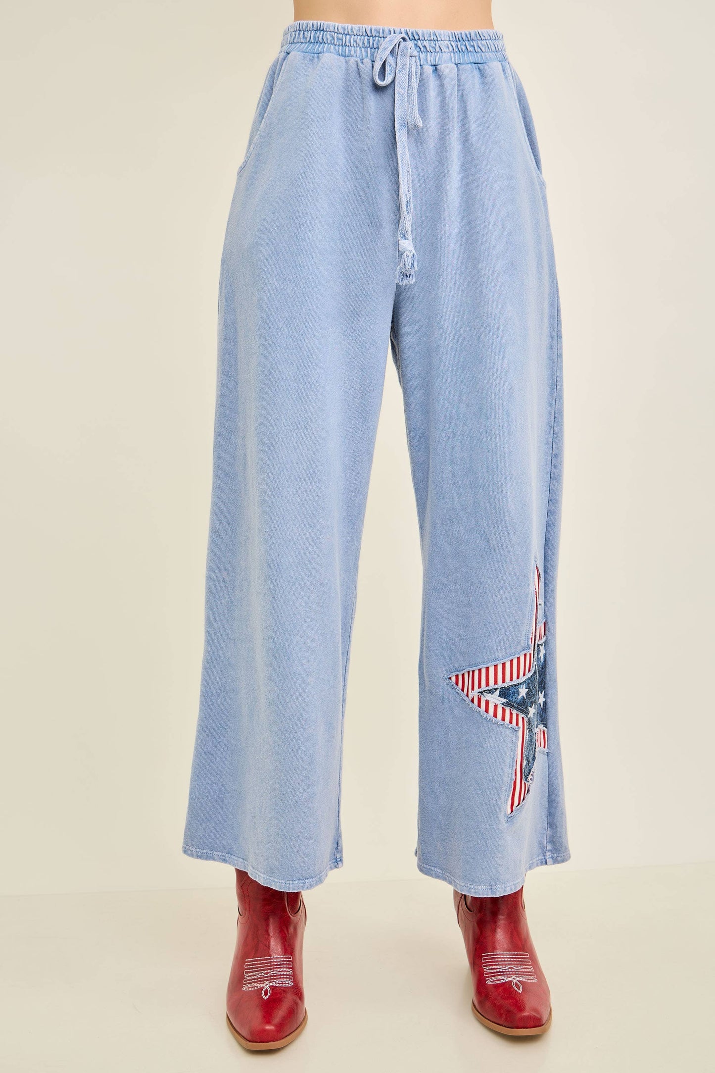 Americana Double Stars patched Pants