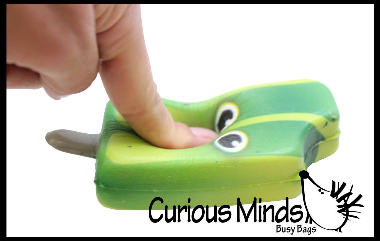 1 Squishy Slow Rise Popsicle with Face -  Scented Sensory, S