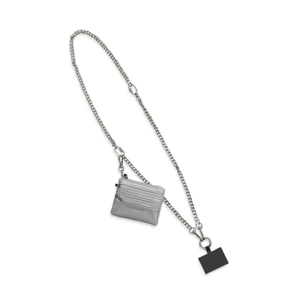 Clip & Go Crossbody Phone Accessory : Gold
