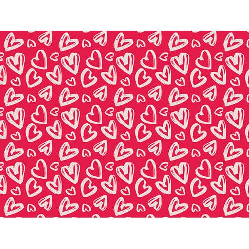 Special Occasion Printed Tissue Paper: Pink Gingham / 12 Pack / 20x30"