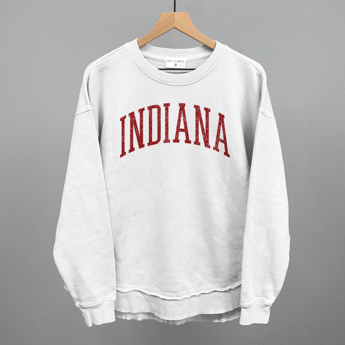 Indiana Arch: White / XL / Oversized Corded Crew