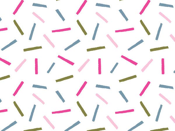 Classic Print Tissue Paper Bulk Packed Sheets: Pink Bows / 120 Pack / 20x30"
