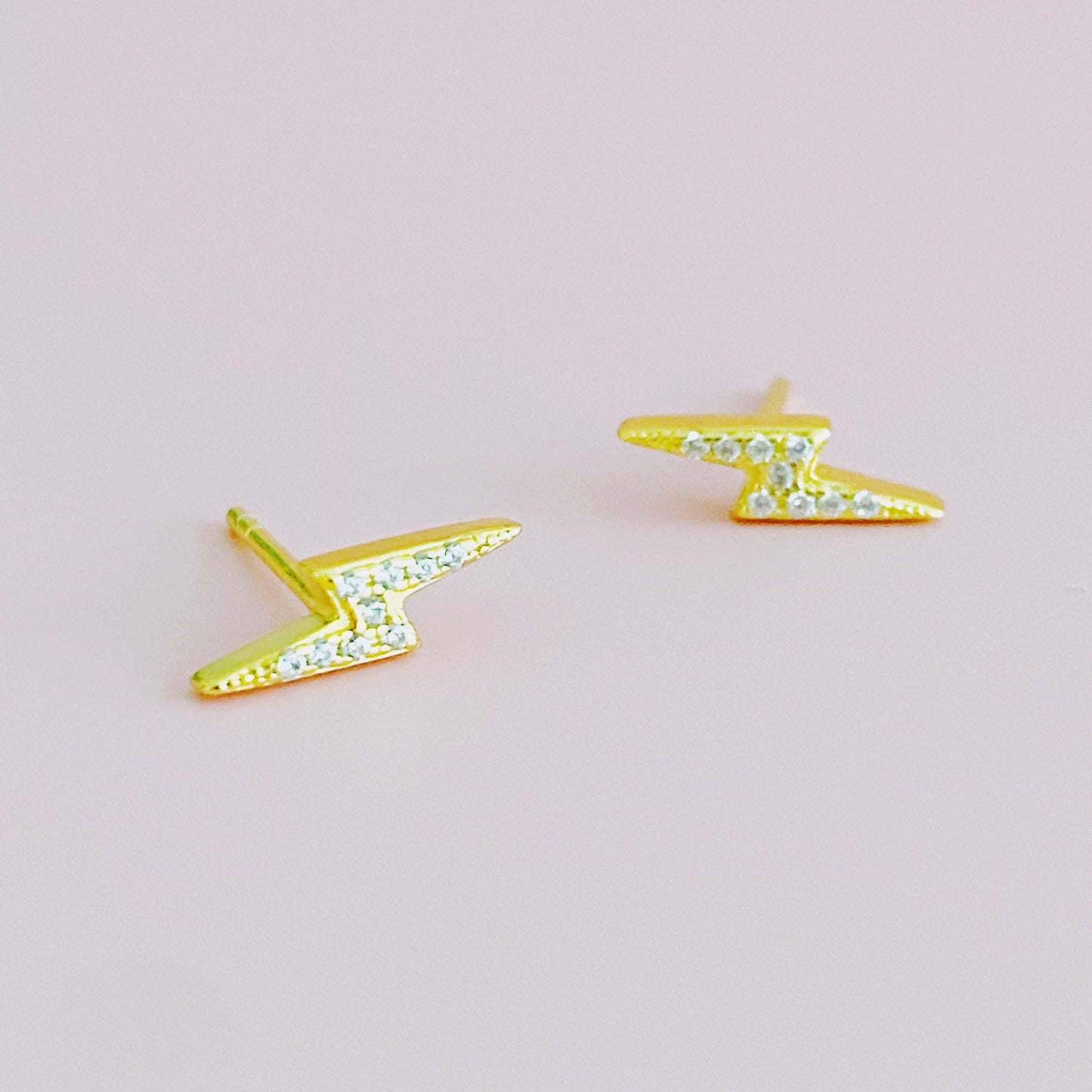 Mini Sparkle Mini Stud Sterling Silver Earrings: Infinity