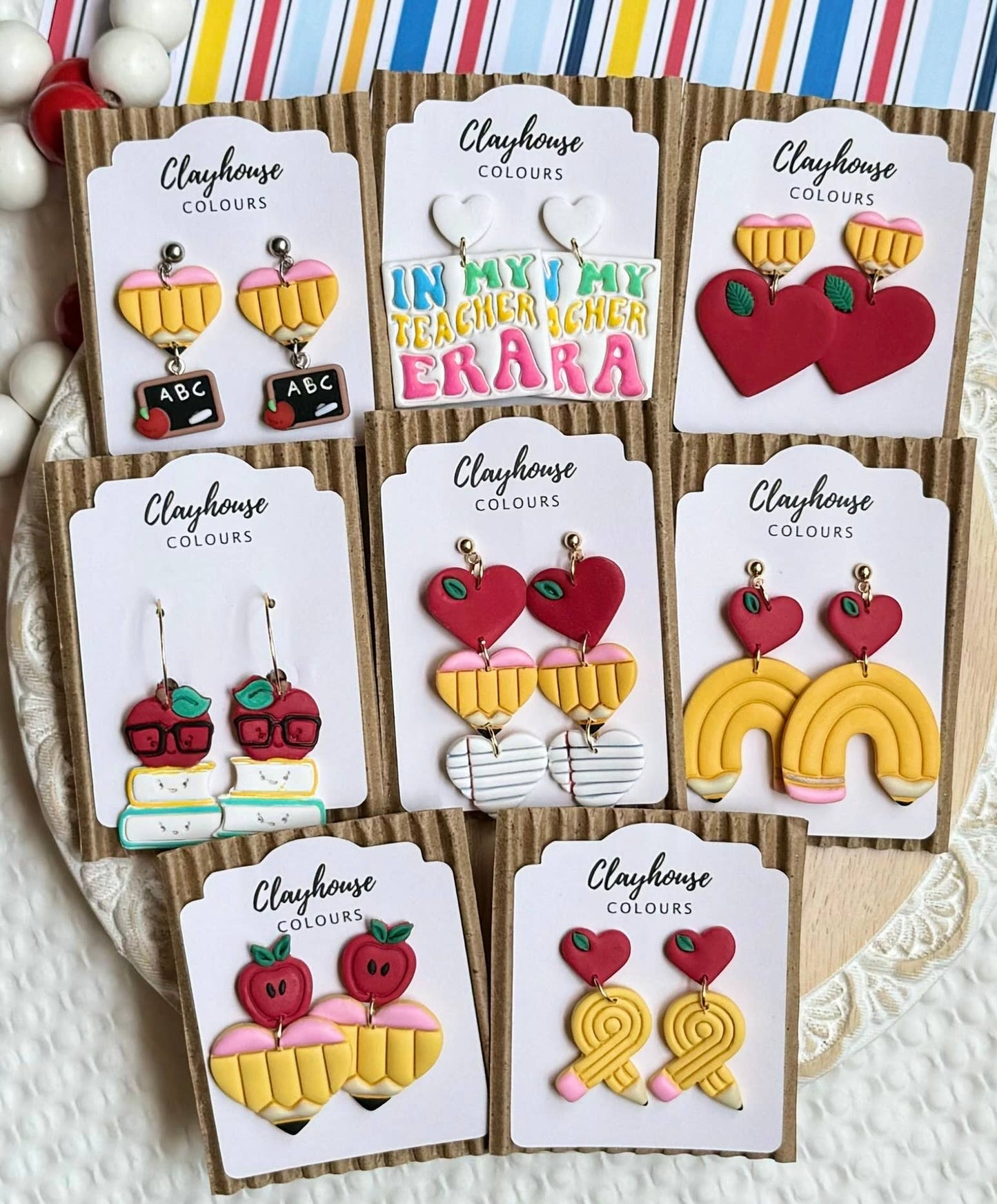 School Earrings | Teacher Earrings: Style 1