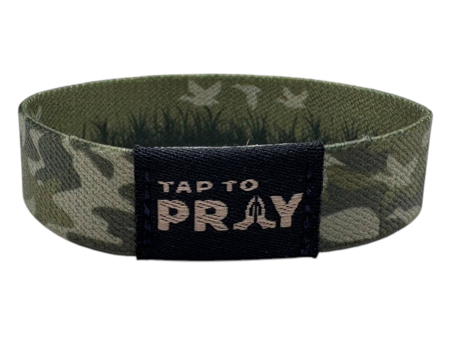 Tap To Pray™ Wristbands - Waterfowl Camo: Small