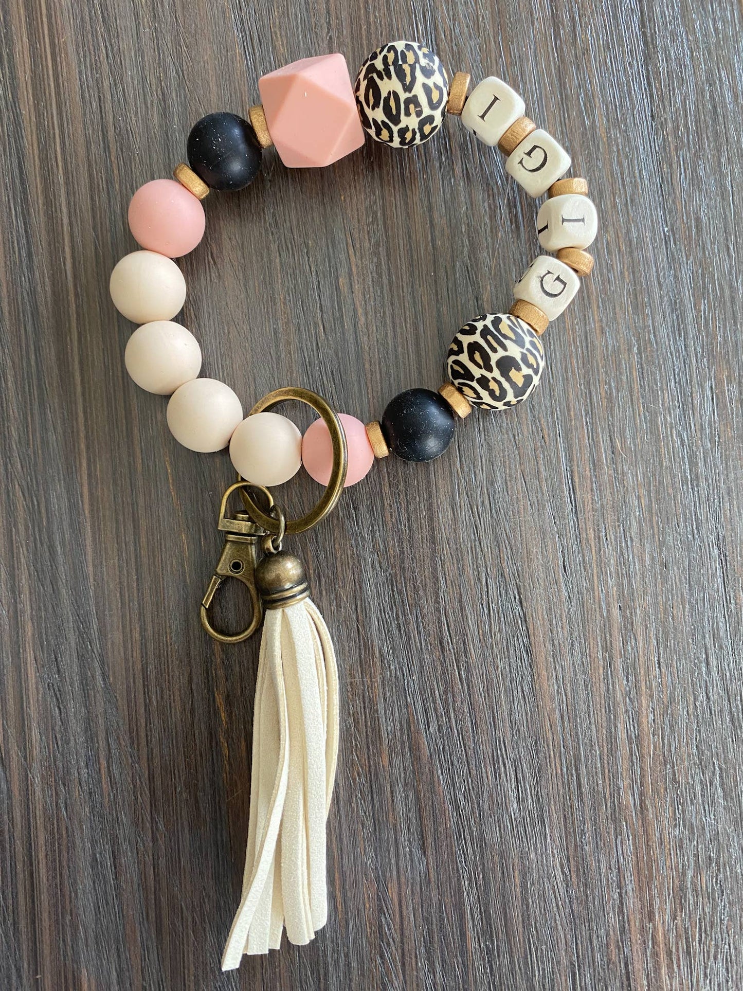 Grandma Gift NANA, MIMI, GRAM or GIGI Keychain Wristlet: MIMI