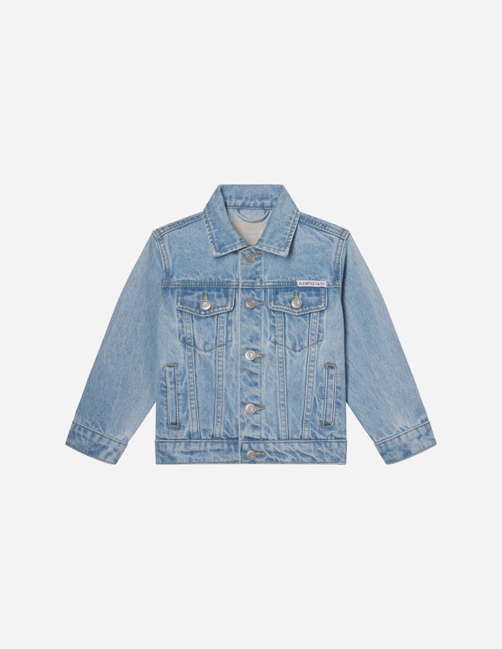 What a Friend in Jesus Kids Denim Jacket: 10Y