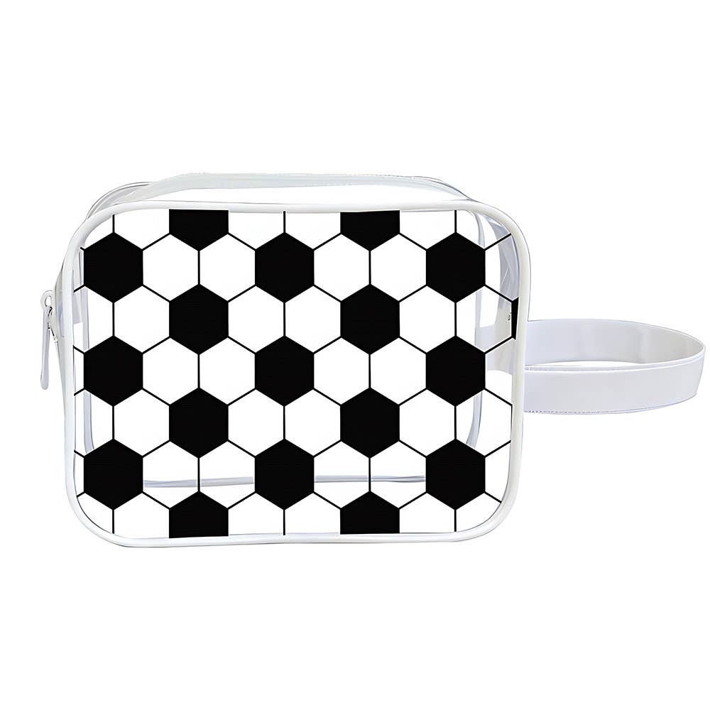 Volleyball Pouch Ball PVC Game Day Clear Makeup Bag: Volleybl / M