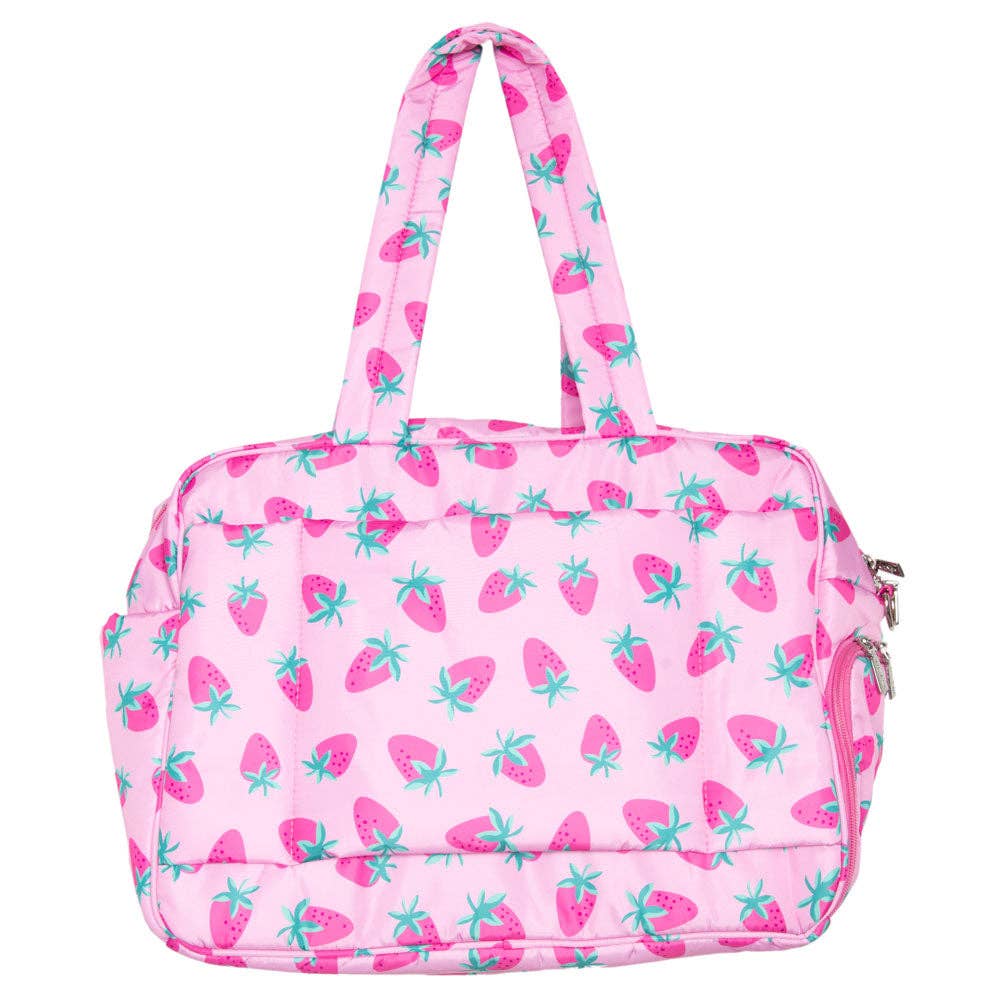 Subtle Strawberry Weekender w/ Pass-Thru Slip: Pink