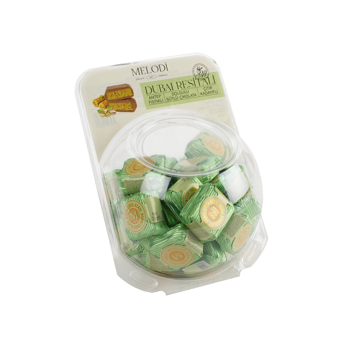 CARIANS Dubai Chocolate FOR SHOPS Individually Wrapped