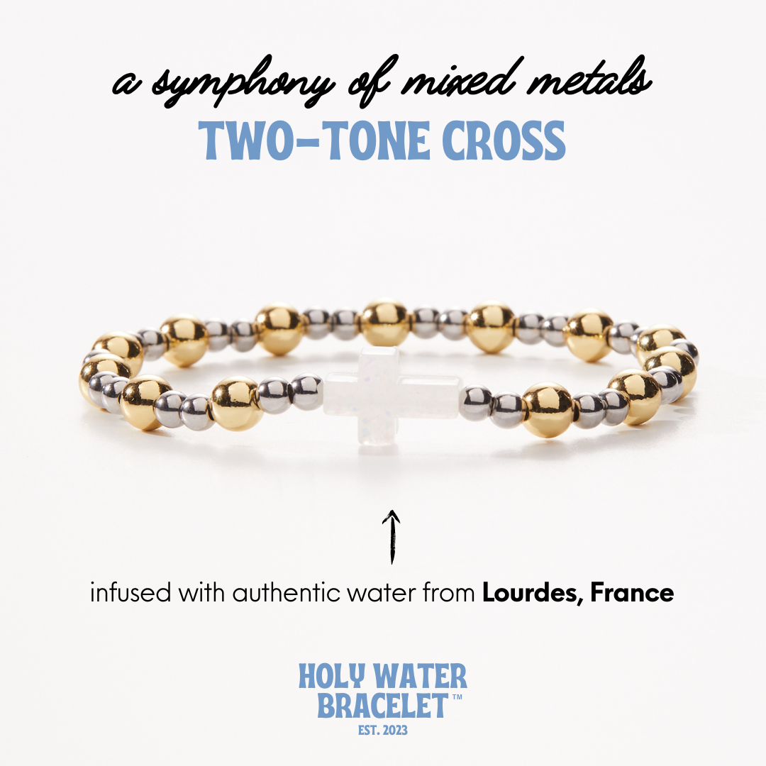 HOLY WATER TWO-TONE COLLECTION: Cross